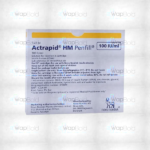 Actrapid Hm Penfil 100Iu 3Ml