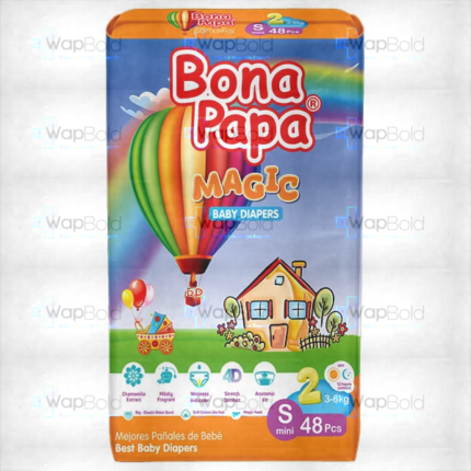 Bona Papa Magic Baby Diapers Small Size 2 48Pcs