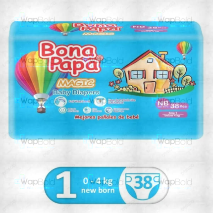 Bona Papa Magic Baby Diapers Newborn Size 1 50Pcs