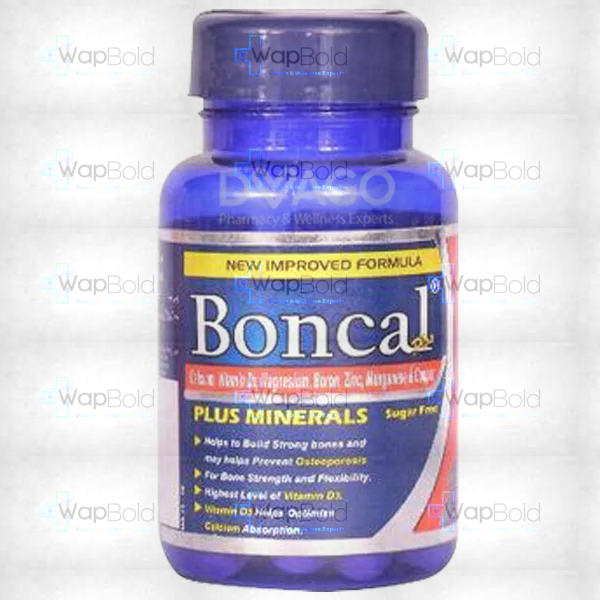 boncal-plus-tablets-30s.webp Natures Bounty Boncal Plus Tablets (1 Bottle = 30 Tablets)