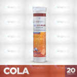Cac-1000 Plus Effervescent Cola Flavor Tablets (1 Bottle = 20 Tablets)