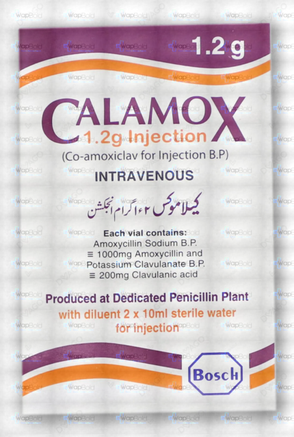 Calamox Iv Injection 1.2 G (1 Box = 1 Injection)