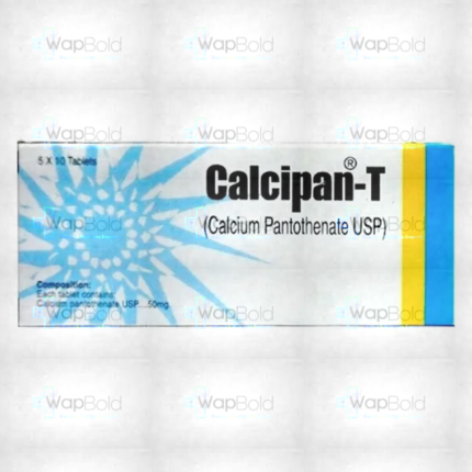 Calcipan-T Tablets (1 Box = 5 Strips) (1 Strip = 10 Tablets)