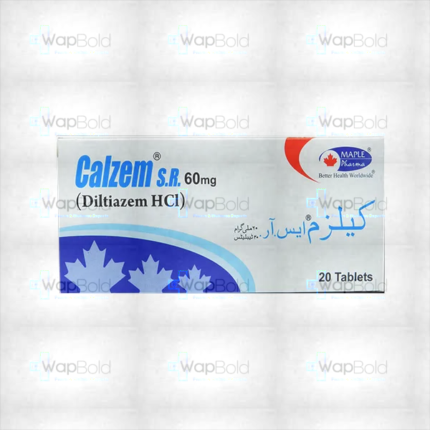 Calzem Sr Tablets 60Mg (1 Box = 1 Strip)(1 Strip = 20 Tablets)