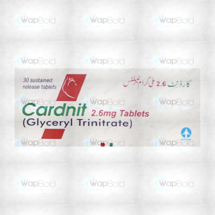 Cardnit Tablets 2.6Mg (1 Box = 3 Strips) (1 Strip = 10 Tablets)