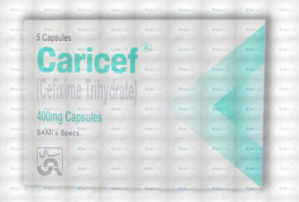 Caricef Capsules 400Mg (1 Box = 1 Strip)(1 Strip = 5 Capsules)