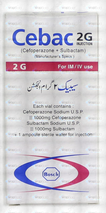 Cebac Im/Iv Injection 2G (1 Box = 1 Injection)