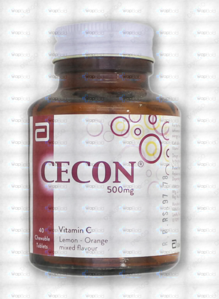 Cecon Chewable Tablets 500Mg (1 Bottle = 40 Tablets)
