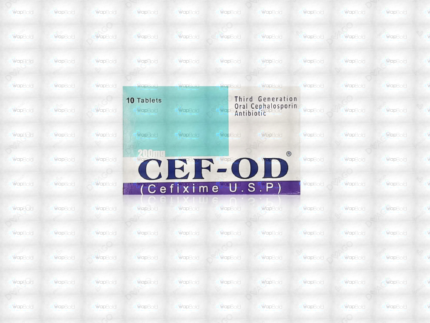 Cef-Od Tablets 200Mg (1 Box = 1 Strip)(1 Strip = 10 Tablets)