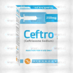 Ceftro Iv Injection 250Mg (1 Box = 1 Injection)