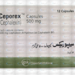 Ceporex Capsules 500Mg (1 Box = 2 Strips) (1 Strip = 6 Capsules)