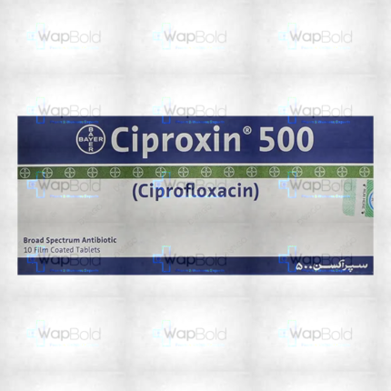 Ciproxin Tablets 500Mg (1 Box = 1 Strip)(1 Strip = 10 Tablets)