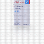 Claforan Iv/Im Injection 0.25G (1 Box = 1 Injection)