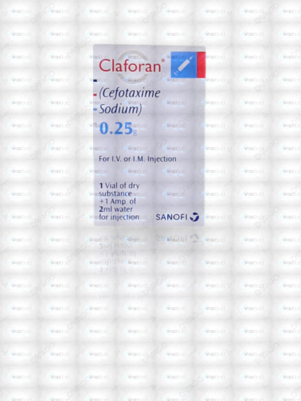 Claforan Iv/Im Injection 0.25G (1 Box = 1 Injection)