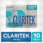 Claritek Tablets 500Mg (1 Box = 1 Strip)(1 Strip = 10 Tablets)