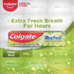 Colgate Maxfresh Peppermint Ice Toothpaste 125G