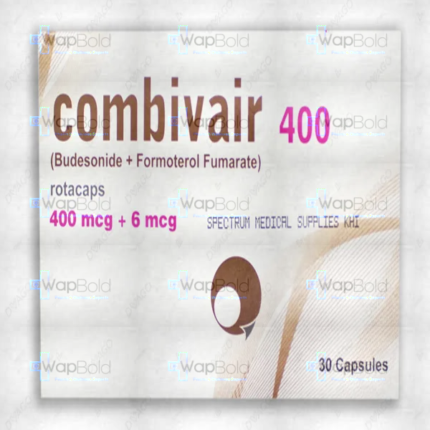 Combivair Rotacaps 400/6Mcg (1 Box = 3 Strips) (1 Strip = 10 Capsules)