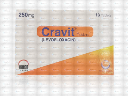 Cravit Tablets 250Mg (1 Box = 1 Strip)(1 Strip = 10 Tablets)