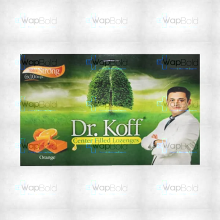 Dr. Koff Orange Flavour Lozenges (1 Bottle = 60 Capsules)