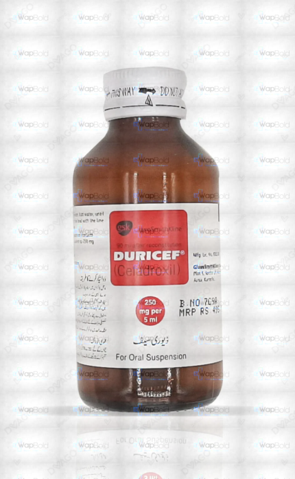 Duricef 60Ml Suspension 250Mg/5Ml