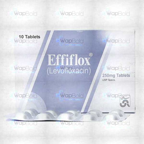 effiflox-250-mg-10-tablets.webp Effiflox Tablets 250Mg (1 Box = 1 Strip)(1 Strip = 10 Tablets)