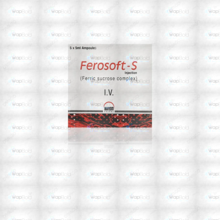 Ferosoft-S Iv Injection 100Mg (1 Box = 5 Ampoules)