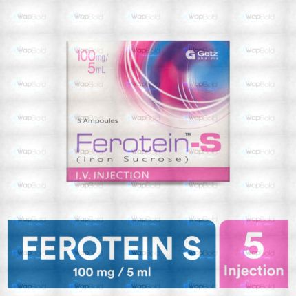 Ferotein-S Iv Injection 100Mg/5Ml (1 Box = 5 Ampoules)