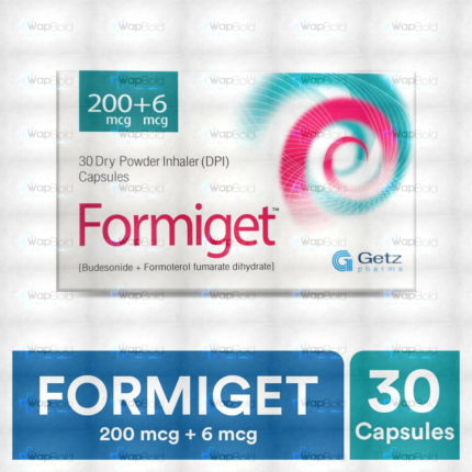 Formiget Capsules 200/6Mcg (1 Box = 3 Strips) (1 Strip = 10 Capsules)