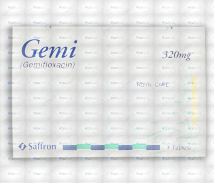 Gemi Tablets 320Mg (1 Box = 1 Strip)(1 Strip = 7 Tablets)