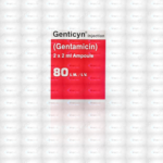 Genticyn Im/Iv Injection 80Mg (1 Box = 2 Ampoules)