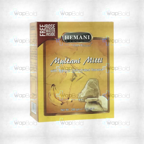 hemani-multani-mitti-with-natural-dehydrated-banana-200g.webp Hemani Multani Mitti With Natural Dehydrated Banana 200G