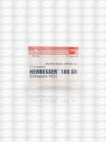 Herbesser Sr Tablets 180Mg (1 Box = 1 Strip)(1 Strip = 10 Tablets)