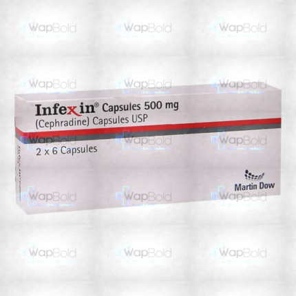 Infexin Capsules 500Mg (1 Strip = 6 Capsules)