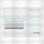 Isotrate Tablets 20Mg (1 Box = 3 Strips) (1 Strip = 20 Tablets)