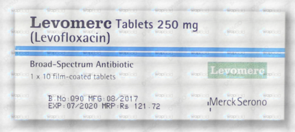 Levomerc Tablets 250Mg (1 Box = 1 Strip)(1 Strip = 10 Tablets)