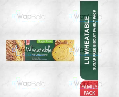 Lu Wheatable Sugar Free Biscuits (Family Pack)