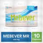 Mebever Mr Capsules 200Mg (1 Box = 1 Strip)(1 Strip = 10 Capsules)