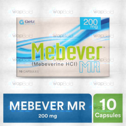 Mebever Mr Capsules 200Mg (1 Box = 1 Strip)(1 Strip = 10 Capsules)