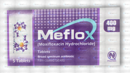 Meflox Tablets 400Mg (1 Box = 1 Strip)(1 Strip = 5 Tablets)