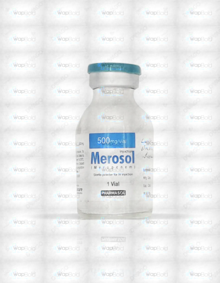 Merosol Injection 500Mg/Vial (1 Box = 1 Injection)