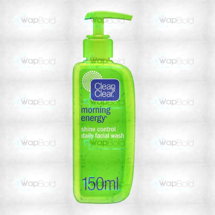 Clean & Clear Morning Energy Shine Control Daily Oil Free Facial Wash 150Ml