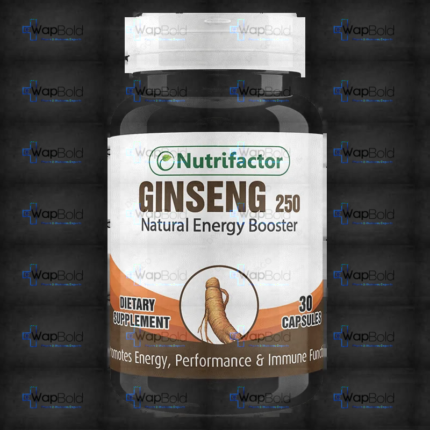 Nutrifactor Ginseng Tablets 250Mg (1 Bottle = 30 Tablets)