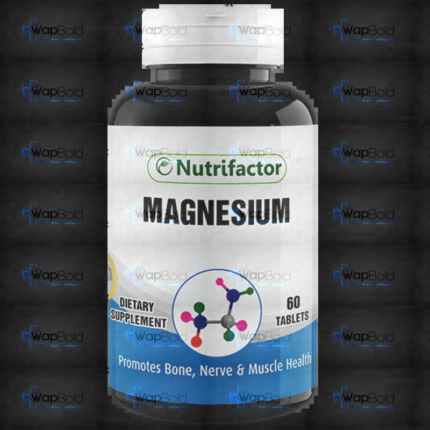 Nutrifactor Magnesium Tablets 500Mg (1 Bottle = 60 Tablets)