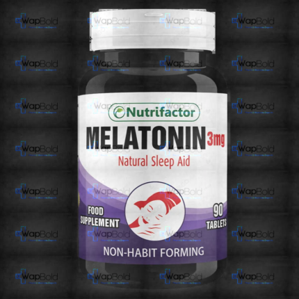 Nutrifactor Melatonin Tablets 3Mg (1 Bottle = 90 Tablets)