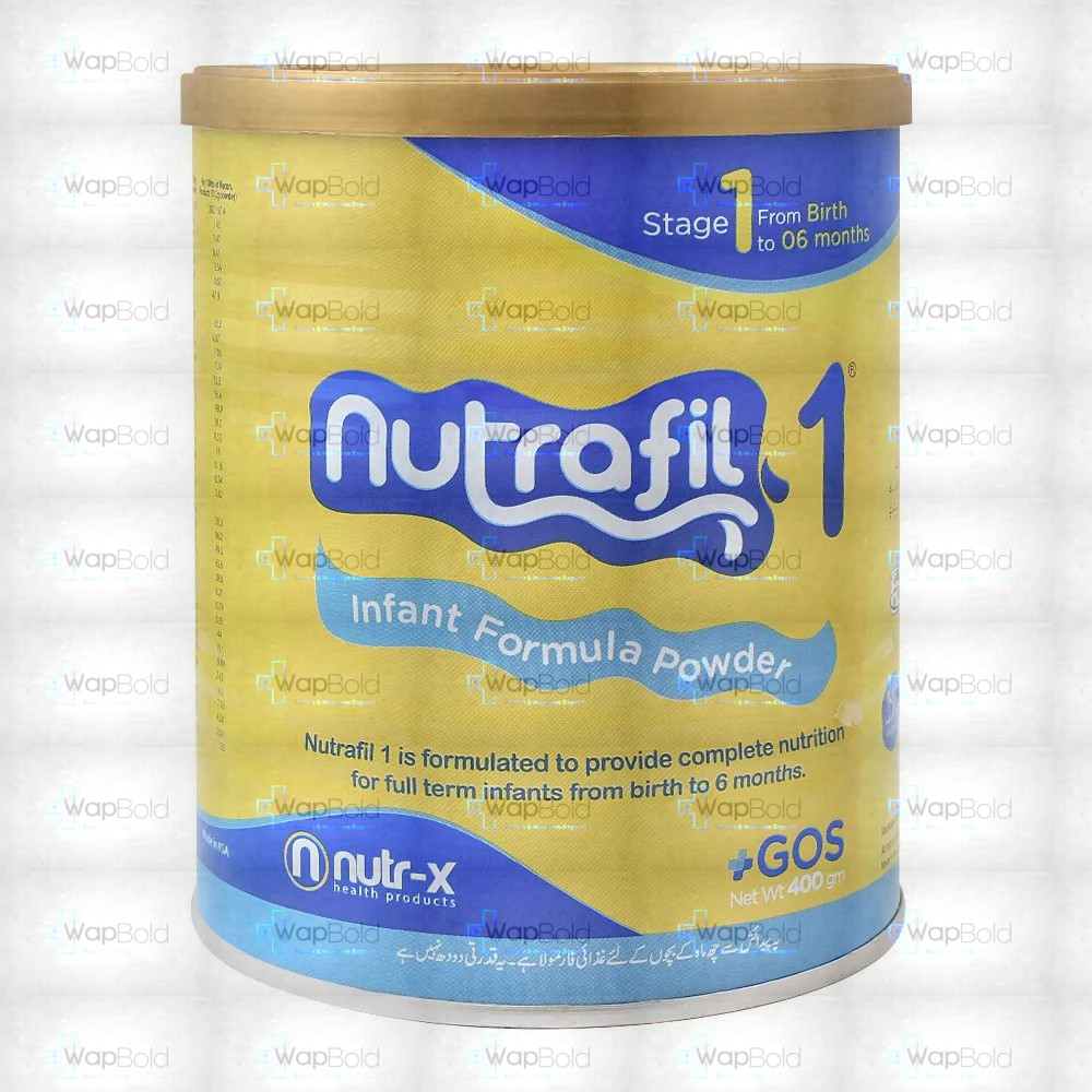 nutrafil-1-400g.webp Nutrafil 1 Stage 1 Infant Formula Powder Milk 400G
