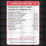 Nutrifactor B 50 (B-Complex) Tablets (1 Bottle = 30 Tablets)
