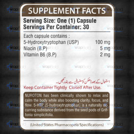Nutrifactor Nuroton Tablets (1 Bottle = 30 Tablets)