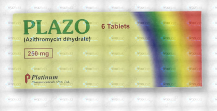 Plazo Tablets 250Mg (1 Box = 1 Strip)(1 Strip = 6 Tablets)