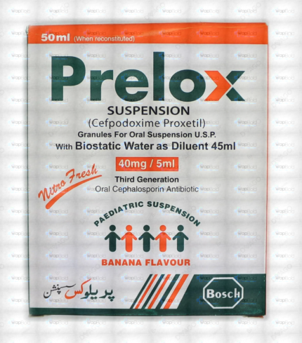Prelox 50Ml Suspension 40Mg/5Ml