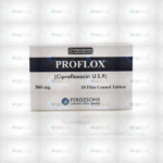 Proflox Tablets 500Mg (1 Box = 1 Strip)(1 Strip = 10 Tablets)